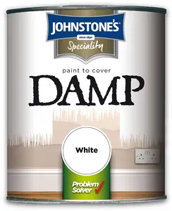 Johnstones Damp Proof White Paint 2.5L