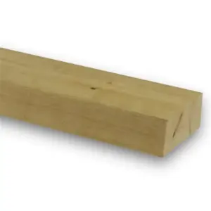 PACK OF 15 (Total 15 Units) - 100mm x 200mm (8" x 4") Sawn Timber Carcassing Wood Softwood Timber - 3.0m Length