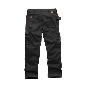 Scruffs Worker Multi Pocket Work Trousers Black Trade - 32S