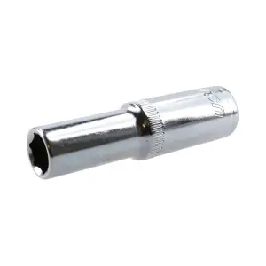 9mm 6 Point 3/8" Drive 64mm Double Deep Metric Socket Chrome Vanadium Steel