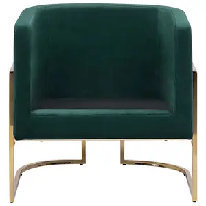 Armchair SIRKKA Velvet Dark Green