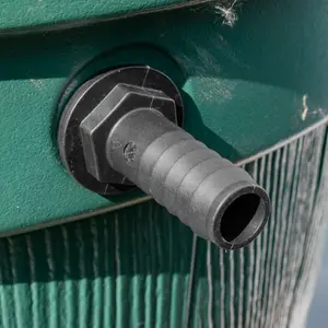 SUPER FLOW waterbutt/rain barrel /ibc tank LINKING kit,2m of 2" hose with two hosetails with nut and washer (REQUIRES 60mm HOLES)