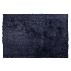 Shaggy Area Rug 140 x 200 cm Blue EVREN