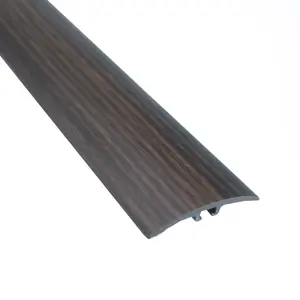 Upvc self-adhesive wood effect door edging floor trim threshold pvc self-adhesive 1000mm x 40mm e64 wenge congo