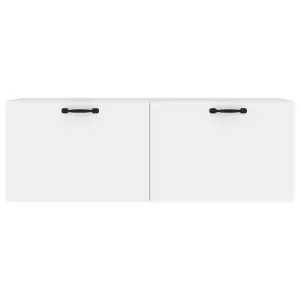 Berkfield Wall Cabinet White 100x36.5x35 cm Engineered Wood