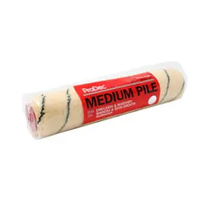 Rodo Limited Woven Tiger Print Medium Pile Paint Roller Sleeve Cream (300mm)