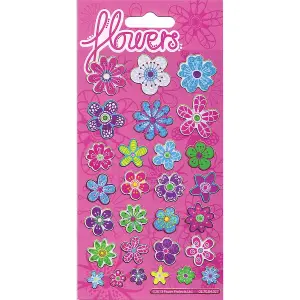 Paper Projects Reusable Flowers Stickers Multicoloured (One Size)