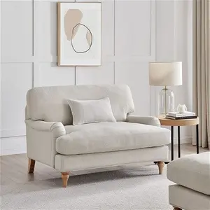 DUSK Hampshire Loveseat - Beige - Textured Weave