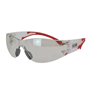 Scan Safety Glasses Specs Clear Flexi Almost Unbreakable SCAPPEFSCLER