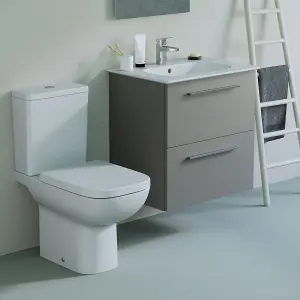 Ideal Standard i.life A White Square Soft close Toilet seat