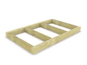 Wooden shed bases 6x4 (W-180cm x D-118cm), made of 38mm x 140mm