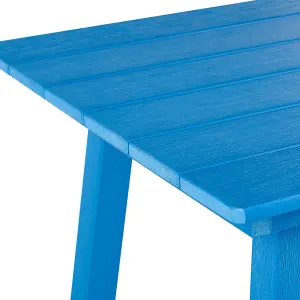 Garden Table Wood Blue ADIRONDACK