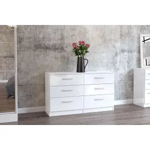 Birlea Lynx 6 Drawer Chest White