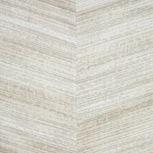 Galerie Salt Vetro Pine Nut Glass Beads Chevron Design Wallpaper Roll