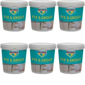 Bartoline Fix & Grout 1kg (Wood, Ceramic) (Pack of 6)