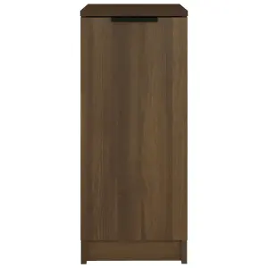 Shoe Cabinet Brown Oak 30x35x70 cm Engineered Wood