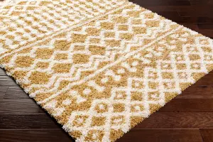 NOUR Boho Shaggy Area Rug 130 x 170 cm