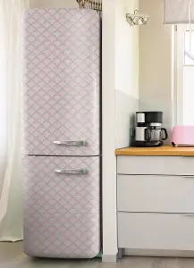 NuWallpaper NUS4909 Deco Wave Peel & Stick Wallpaper, Pink