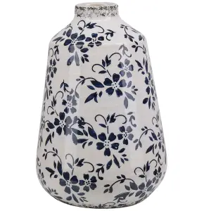 Flower Vase MARONEIA Ceramic White