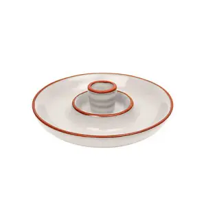 Dexam Sintra Glazed Terracotta Olive Dish Stone