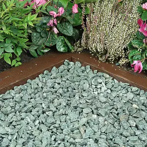 Charles Watson Green Basalt 16mm Decorative Angular Chippings Approx. 20kg Polybag