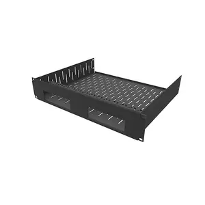 Penn Elcom 2U Vented Rack Shelf & Magnetic Faceplate For 2 x Sonos Port R1498/2UK-SPORT2