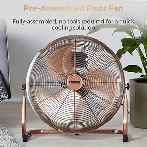 Tower T662000C 18 Velocity Floor Fan