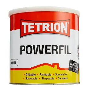 Tetrion Powerfil 2K 2 Part Body Filler Lightweight Tough Smooth White 2kg x 3