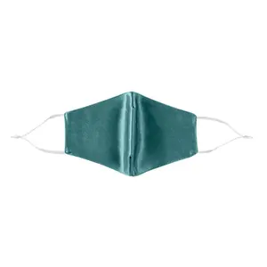 Termin8 Satin Silk, Lightweight Breathable, Washable&Festival Face Mask, emerald