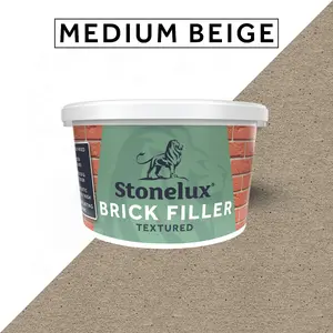 Stonelux Brick Repair Filler 0.7kg Medium Beige Filler Brick Effect Filler