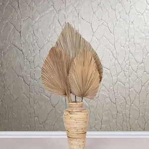 Galerie Natural Opulence Copper & Silver Crinkle Effect Wallpaper Roll