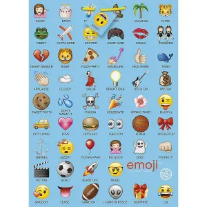 Unique Party Emoji Jumbo Gift Bag Blue/Multicoloured (One Size)