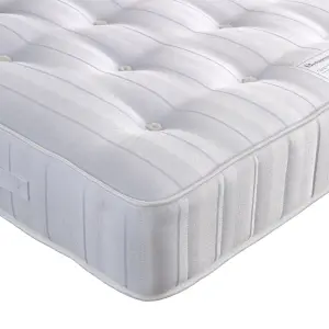 Super Ortho Orthpaedic Silver Plush Velvet 2 Drawer Divan Set Small Single