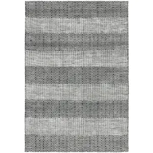 Grey Modern Geometric Graphics Handmade Easy to Clean Rug for Living Room and Bedroom-120cm X 170cm