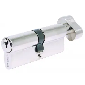 Sterling Nickel Euro Cylinder Lock Nickel (40mm x 80mm x 40mm)