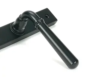 Matt Black Newbury Slimline Lever Espag. Lock Set