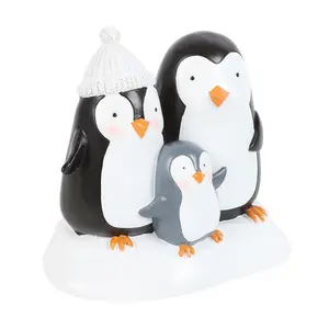 Something Different Resin Penguin Ornament Black/White (One Size)