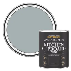 Rust-Oleum Mineral Grey Matt Kitchen Cupboard Paint 750ml