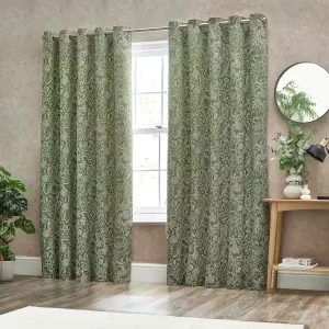 Wylder Nature Bali Botanical Jacquard Eyelet Curtains