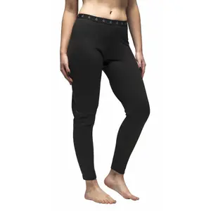 Heat Holders - Ladies Lightweight Long John Thermal Bottoms L Black