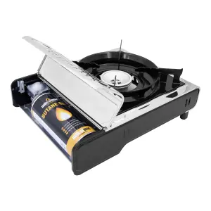 Milestone Camping Stainless Steel Gas Powered Camping Stove