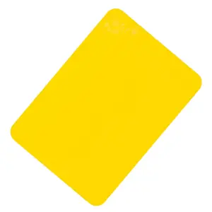 Yellow Silicone Anti Slip Table Mat - 250 x 180mm - Dishwasher Safe Dining Mat