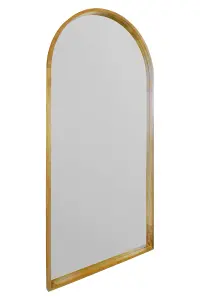 MirrorOutlet The Naturalis Solid Oak Framed Arched Leaner Wall Mirror 200CM X 100CM