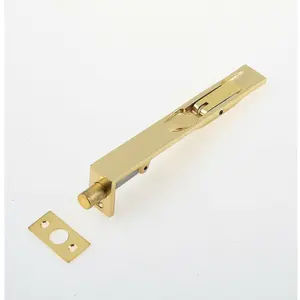 AFIT Polished Brass Lever Action Flush Bolt - British Heavy Pattern 300 x 19mm