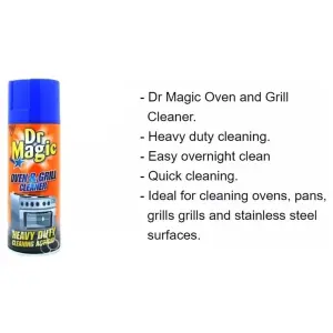 Dr Magic Oven and Grill Cleaner, Aluminum, Red (Pack of 6)