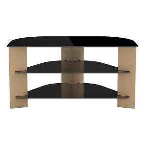 AVF Varano 90cm Oak and Black TV Stand