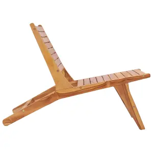 Berkfield Garden Chair Solid Teak Wood