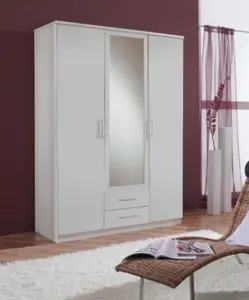 Venice Alpine White 3d 2drw Wardrobe