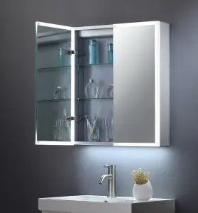 Keenware KBM-104 Rigel LED 700x600 Bathroom Mirror Cabinet