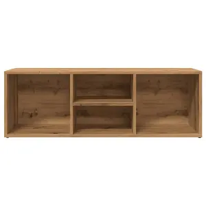 Berkfield Shoe Storage Bench Artisan Oak 105x35x35 cm Engineered Wood